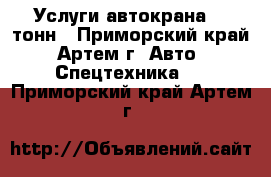 Услуги автокрана 25 тонн - Приморский край, Артем г. Авто » Спецтехника   . Приморский край,Артем г.